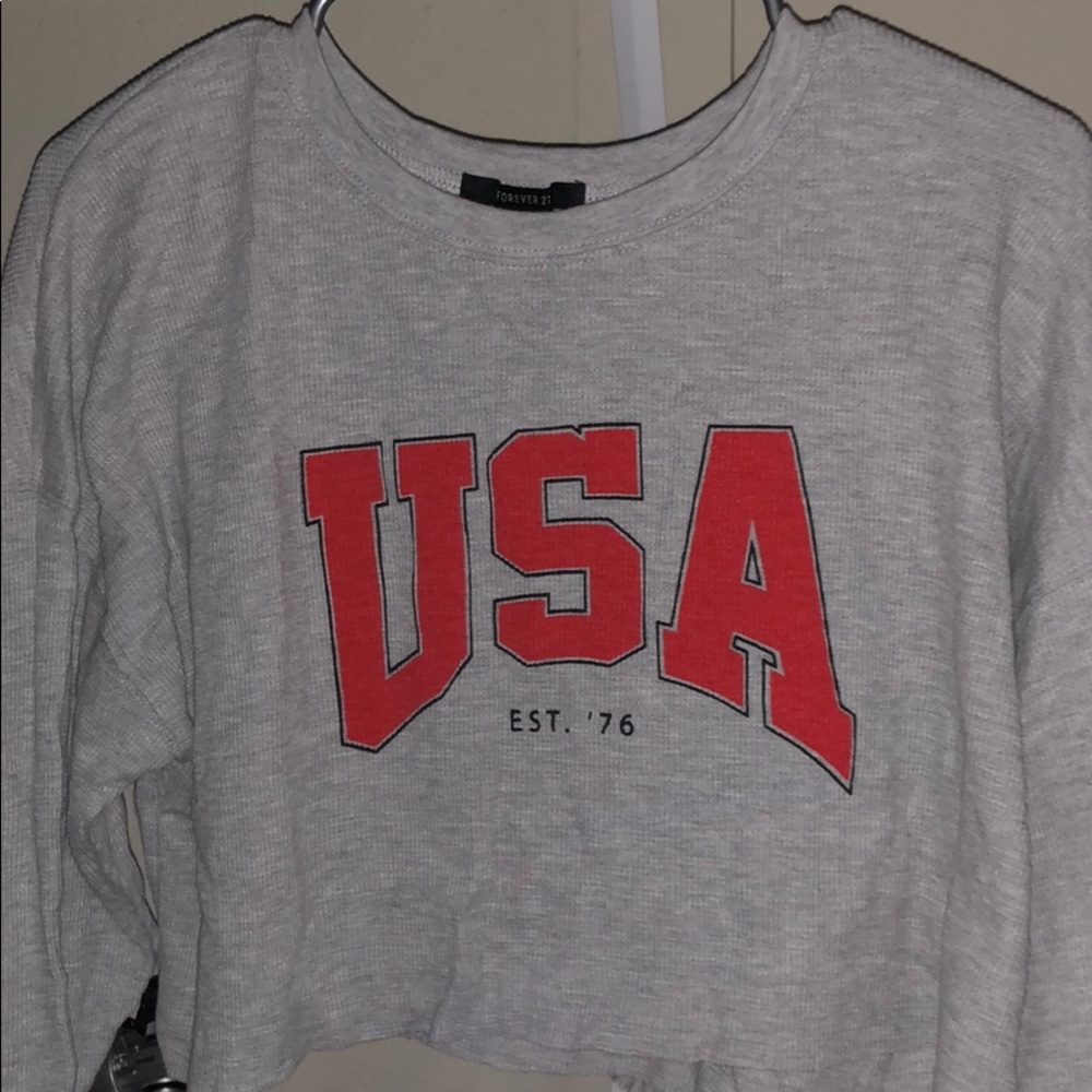 Long Sleeve Crop Top